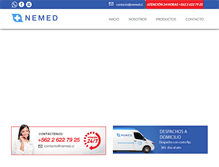 Tablet Screenshot of nemed.cl